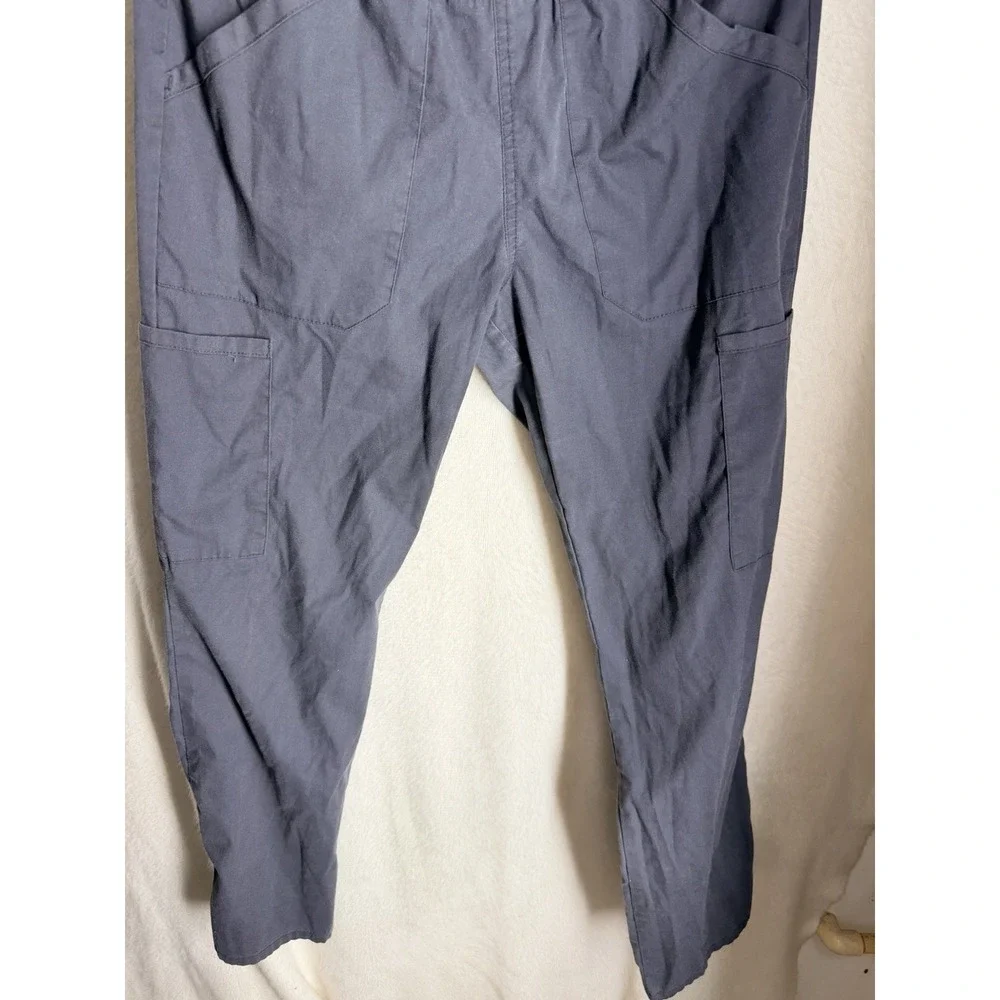 Cherokee Workwear Pants Womens S Pewter Gray Scrub Cargo WW170 PWT Petite